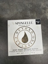 New Spongelle Freesia Pear Body Wash Infused Buffer