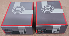 Pack of 2 Sunlite Utili-T Standard Schrader Valve Tubes 700x35-42 27x1-3/8 