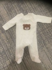 Sterling Baby Quilted Bear Footie Coverall Ro...