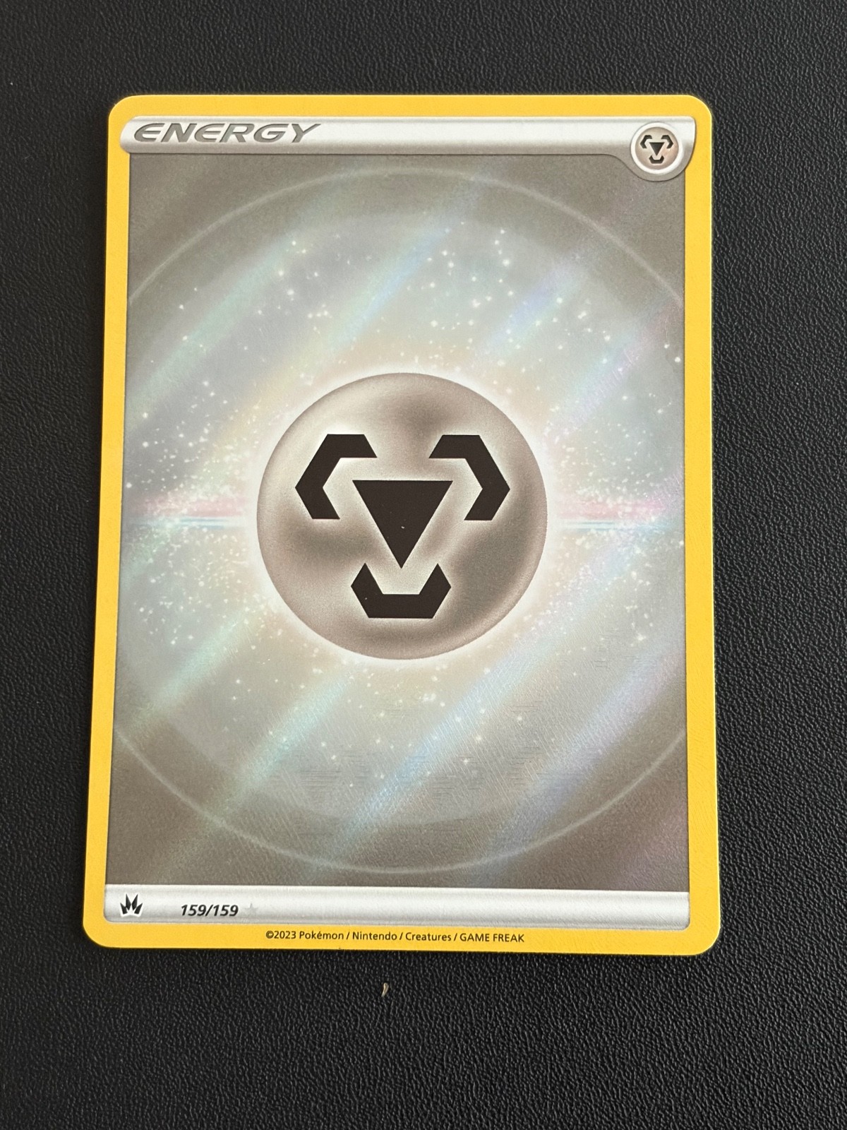 Metal Energy (Texture Full Art) SWSH: Crown Zenith 159/159 Pokemon TCG Holo