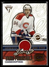 2003-04 Jersey /1285 game worn pacific Yanic Perreault #35