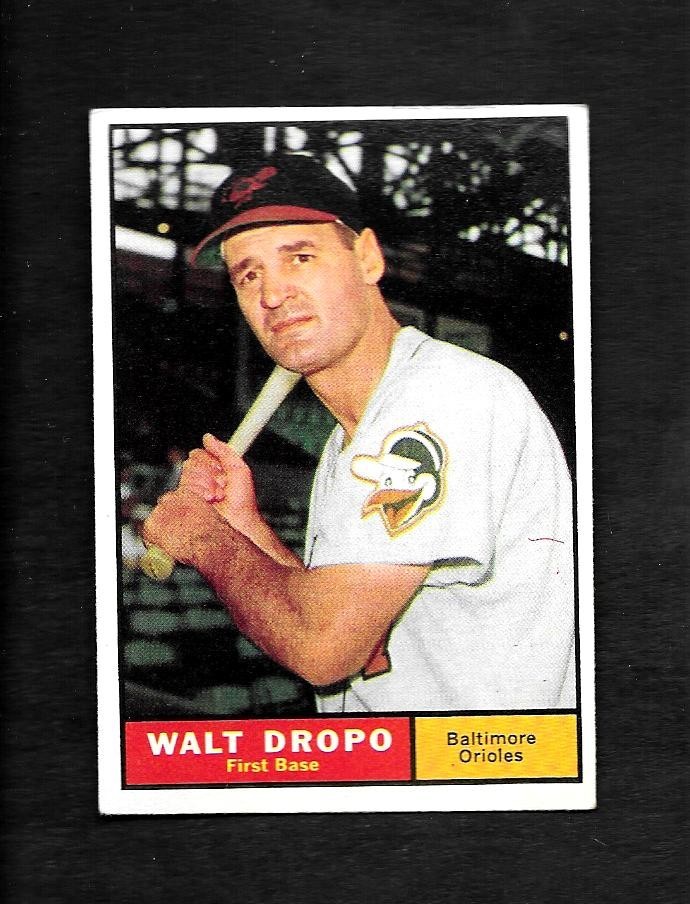 1961 TOPPS #489 WALT DROPO - NM++ 3.99 MAX SHIP COST