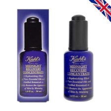 Image of Kiehl's 30ml Midnight Recovery Concentrate Face Oil Night Serum Replenishing