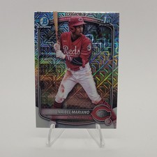 2025 Bowman Chrome Prospects Naibel Mariano BCP-99 Reds Mojo Refractor Rookie