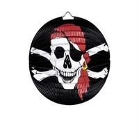 Widmann 95747 - Piraten Lampion 25Cm Halloween Karneval Fasching Schatz NEU