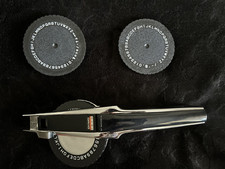 Vintage Dymo 1570 Chrome Manual Spin Dial Embossing Handheld Label Maker