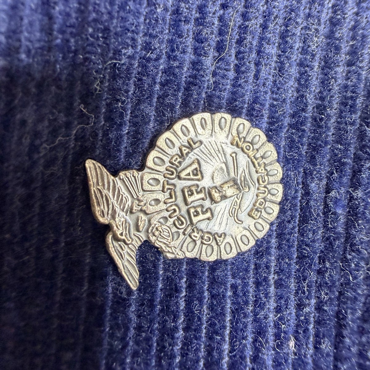 Vintage 80s FFA Coduroy Farmers Agricultural Education Florida