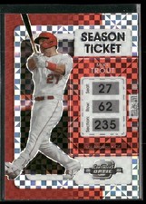 2022 Panini Chronicles #5 Mike Trout Contenders Optic Hyper #/299
