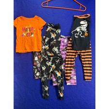 Spooky Toddler Carter's Cat Jack Halloween Pajama Tee Set 18M Multi-Color