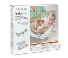 Ingenuity Foldaway 2-Position Baby Bather, Gray, Unisex