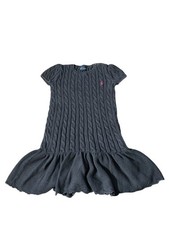 Ralph Lauren kids cable knit dress READ