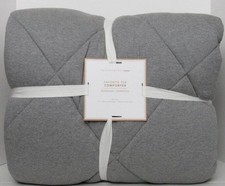 Pottery Barn Teen Favorite Tee Comforter Twin XL 68" x 91" Gray NWT