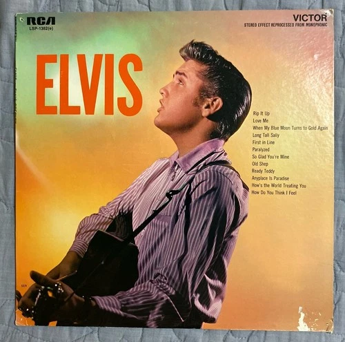 Elvis Presley Elvis Vinyl LP Record (LSP 1382(e)) 12"