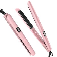 Flat Iron Hair Straightener 1 Inch - Professional Ceramic Hair Straightening ...