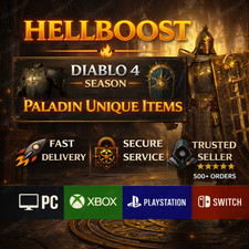 Diablo 4??PALADIN ALL UNIQ ITEMS??D4 Season 13 Lord of Hatred ??PS5 / Xbox / PC