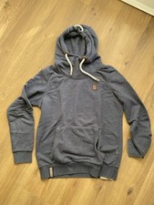 Naketano Kaputzenpullover Größe M Blau Pullover Pulli Kaputze