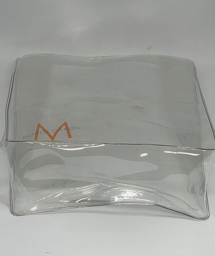 Moroccan Oil Clear Transparent Plastic PVC Makeup Cosmetic Bag w/ Zip to Close - Picture 6 of 6