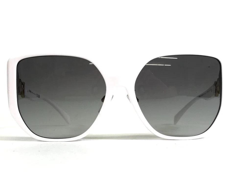 Gafas de sol Versace MOD.4449-D 314/11 blancas marcos mariposa lentes degradadas grises Foto 2 de 4