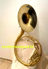 SOUSAPHONE 16" BELL SIZE OF PURE BRASS METAL IN GOLDEN+ CASE BOX & FREE SHIPPING