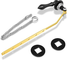 Universal Front Mount Toilet Handle, Toilet Trip Lever Handle Replacement with S