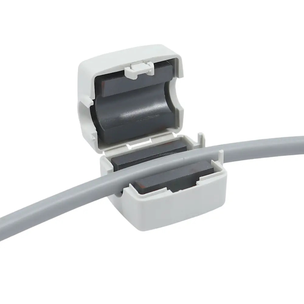 WE-STAR-TEC 742 712 hinged ferrite, toroidal core divided foldable, cable Ø 10.5~12.5 mm