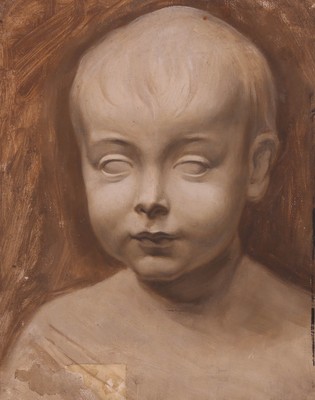 Edward Ridley (1883-1946) - Öl Aus Dem Frühen 20. Jahrhundert, Statue Eines K...