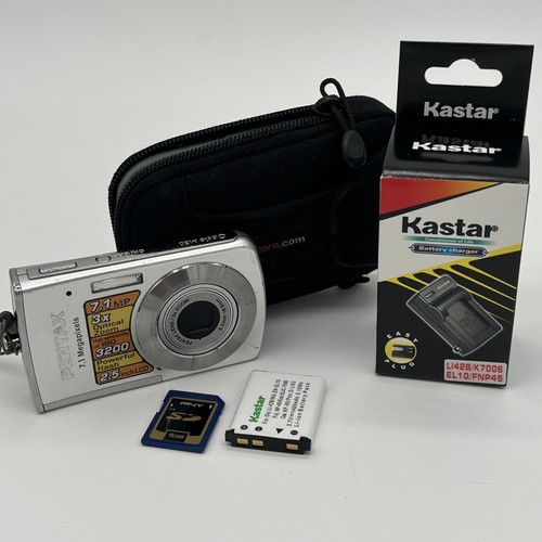 Pentax Optio M30 7.1mp Digital Camera With 3x Optical Zoom Tested Fast Shipping!