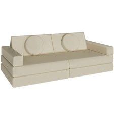 Spielsofa Lilly, 8-teilig, mit Schlaffunktion Kindersofa beige B-Ware