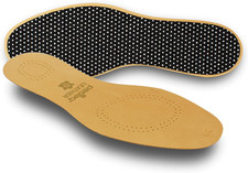 172 Leather Naturally Tanned Sheepskin Insole with Activated Carbon, Tan, US W9/