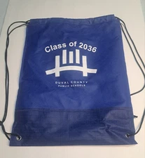 Drawstring Bag Backpack Class Of 2036 Duval Public Schools Florida Book Bag