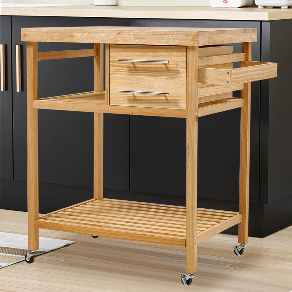 Serving tray table with wheels deals