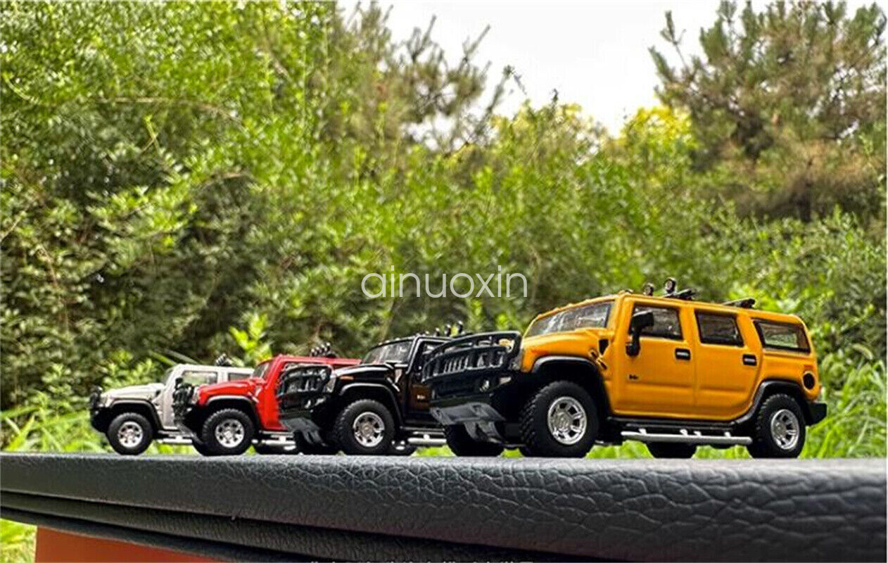 1/64 JKM Hummer H2 2005 SUV shock-absorbing Alloy Diecast Car Model Toy Gift