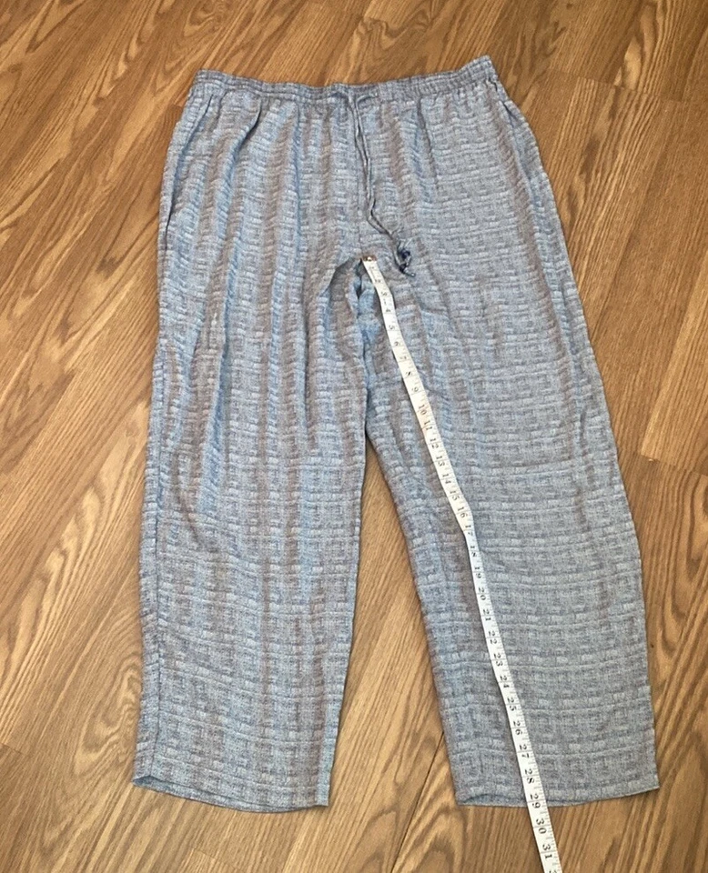 Moda Pantalones Bug Cintura Elástica Cordón Talla 22/24W Mezcla Rayón Foto 3 de 4