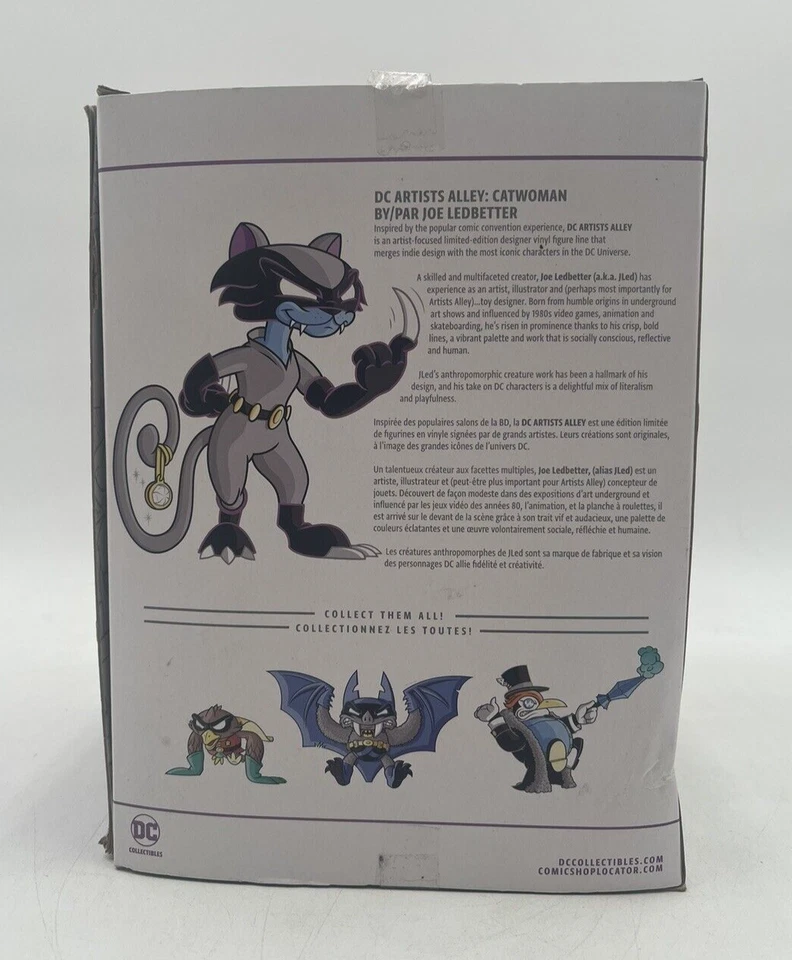 Estatua de vinilo DC Collectibles DC Artists Alley: Catwoman de Joe Ledbetter Foto 3 de 4