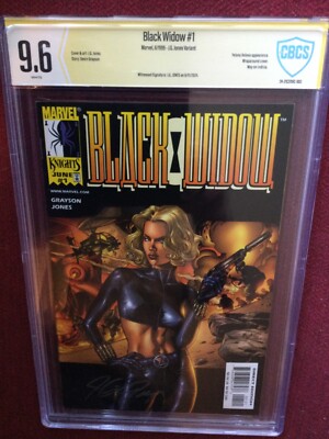 Black Widow 1 9.6 CBCS not CGC Yelena Belova signed Jones 1999