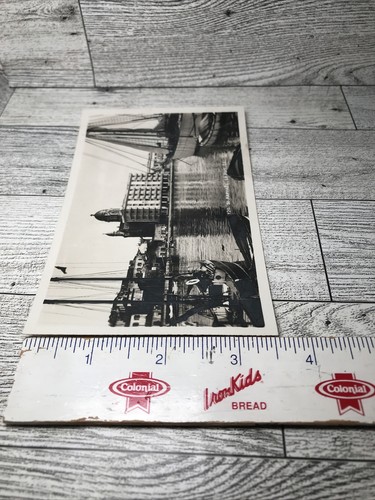 Vintage Paris Real Photo Post Card Boats Buildings Ephemera Memorabilia Souvenir - Picture 5 of 5