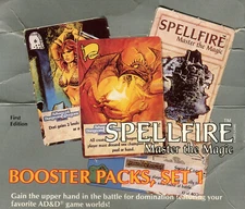 Spellfire CCG First Edition Booster Pack Set 1 - TSR 1994 **SEE DESCRIPTION**
