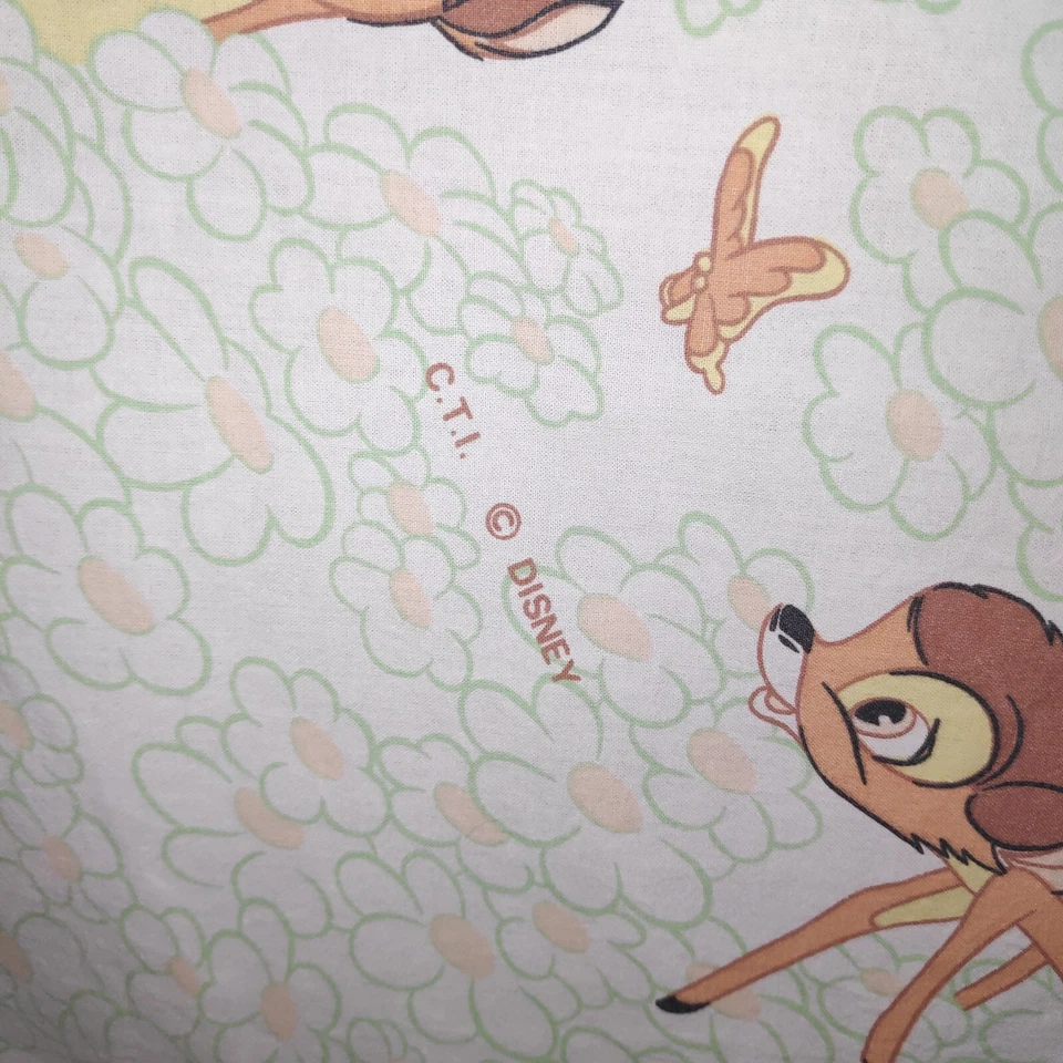 Disney Bambi Bettwäsche Vintage Retro Kinderbettwäsche 100% Baumwolle  - Bild 3 von 4