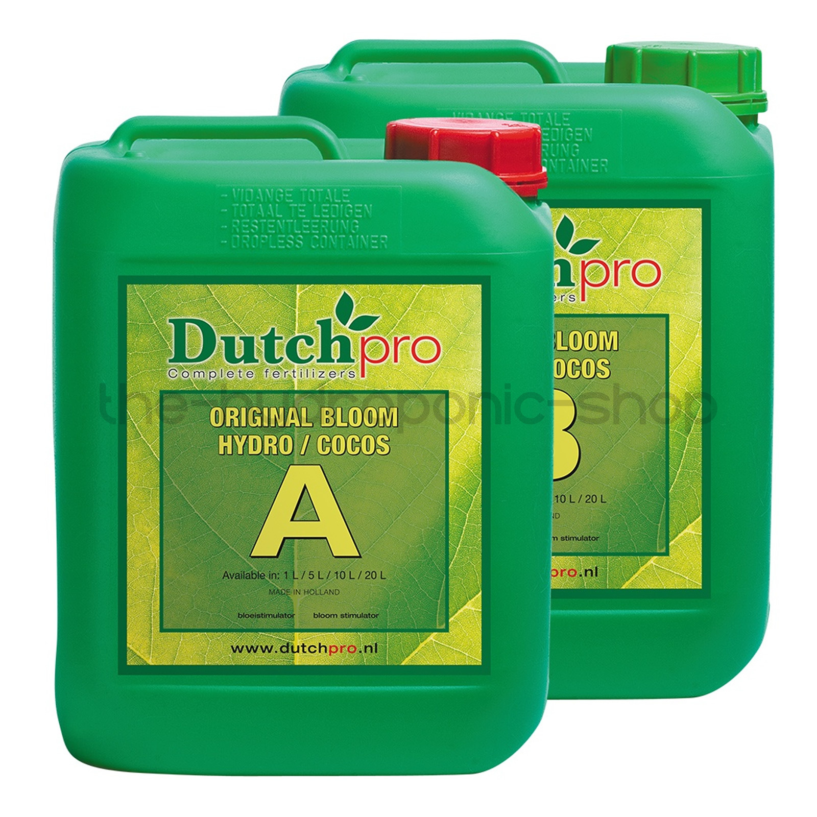 Dutch Pro Original Nutrient Hydro Coco Hydroponics Bloom 5 Litre