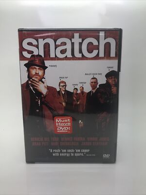Snatch (DVD, 2000). Brad Pitt. Benicio Del Toro. Jason Statham. Brand New Sealed