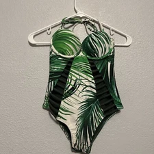 TINIBIKINI one piece bathing suit swimsuit padded bra area Women’s Size XS