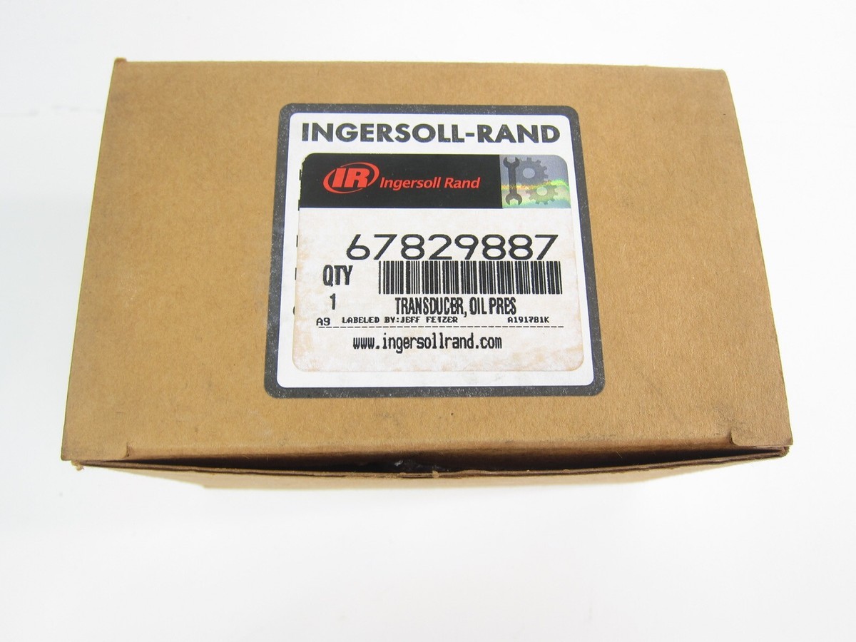 New Genuine Ingersoll Rand 67829887 Oil Pressure Transducer  