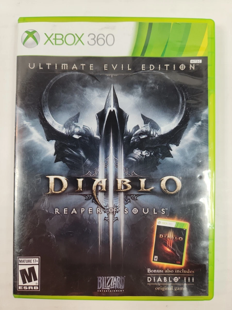 Diablo III 3 Reaper of Souls Ultimate Evil Edition Microsoft Xbox