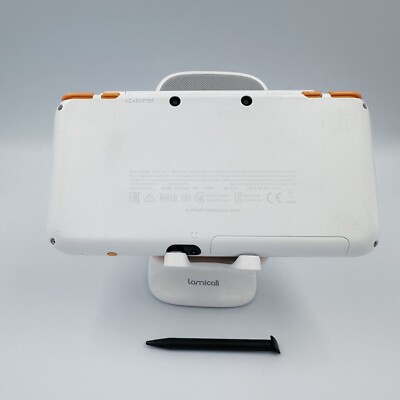 New Nintendo 2DS XL LL White Orange Console Stylus Working Tested