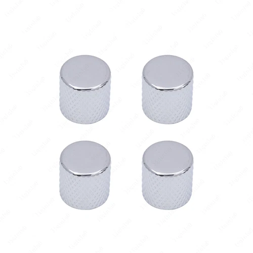 4 Pcs Metal Guitar Flat Top Volume Tone Knobs For Gibson Les Paul SG 3 Colors