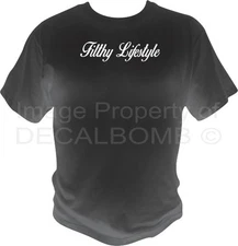 Filthy Lifestyle script T-Shirt diesel turbo race blower short sleeve gildan tee