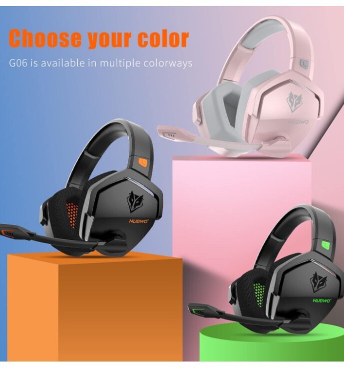 NUBWO G06 Dual Wireless Gaming Headset