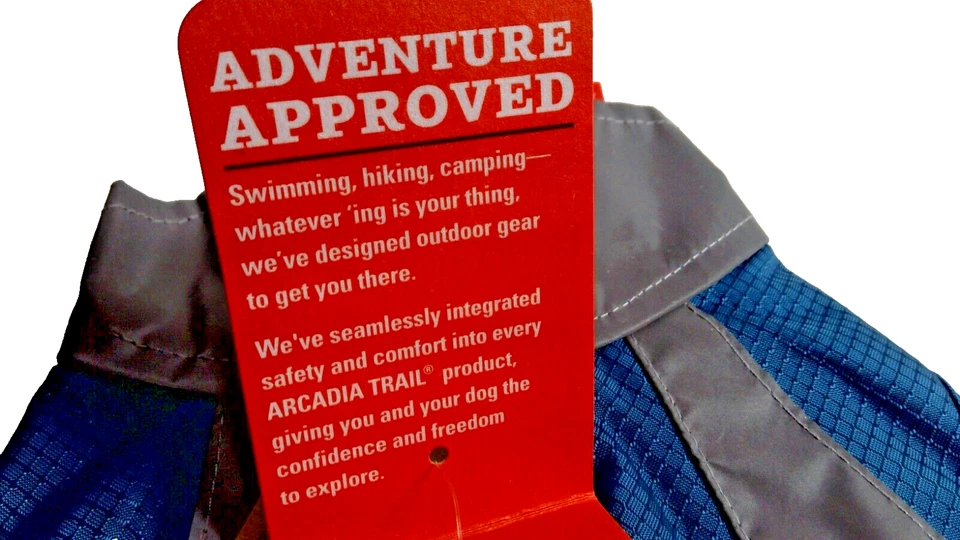 Impermeable reflectante impermeable Arcadia Trail para perros nuevo con etiquetas Foto 4 de 4