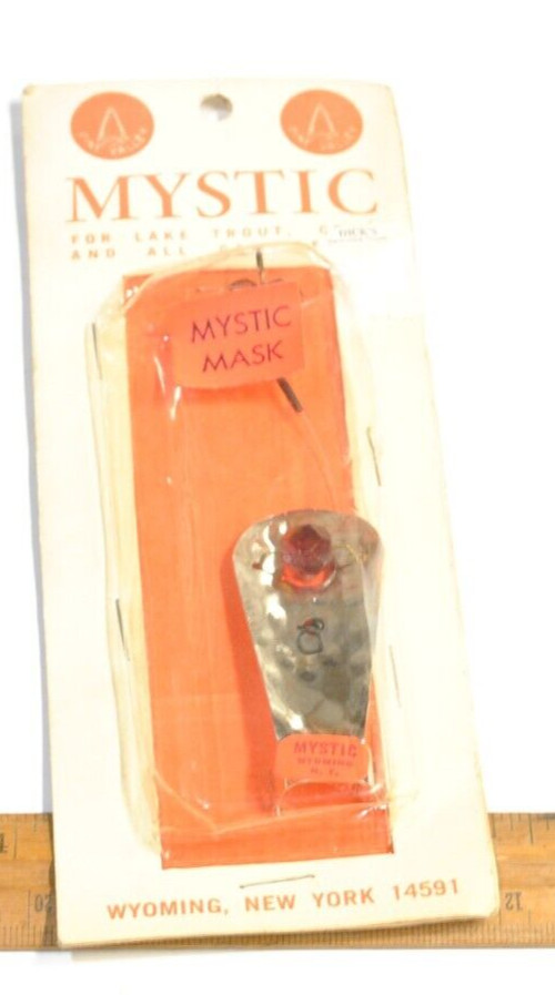 Vintage  Pine Valley Wyoming NY  14591  Pike Salmon Spoon Fishing Lure NIP