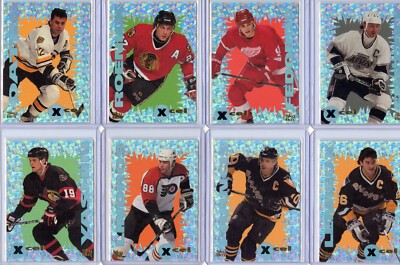 1995-96 Skybox Emotion Xcel Complete Insert Set #1-10 Near Mint Gretzky Lemieux